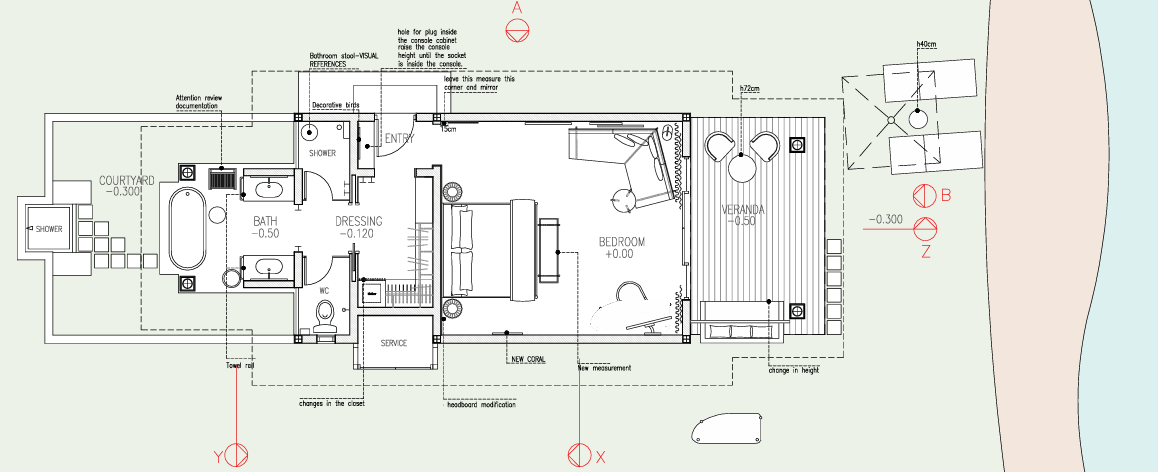 Sunset Beach Villa floor plan